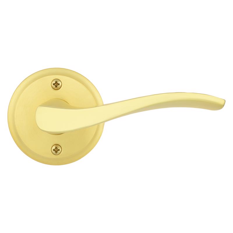 Kwikset Sedona Transitional Satin Brass Half-Dummy Lever