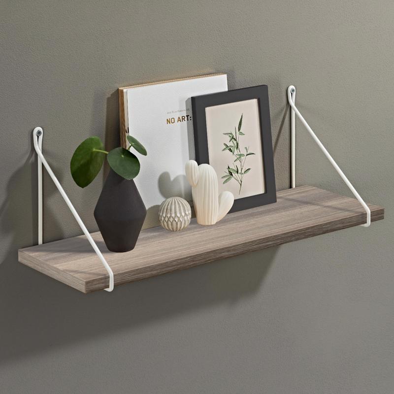 Dolle Lite 0.75 in. H X 31.5 in. W X 9.8 in. D Driftwood Particle Board Shelf Board, Pack of 2