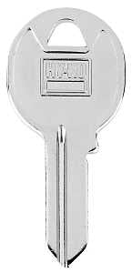 Hy-Ko 11010MH3 Key Blank, Brass, Nickel-Plated, For: Master MH3 Locks, Pack of 10