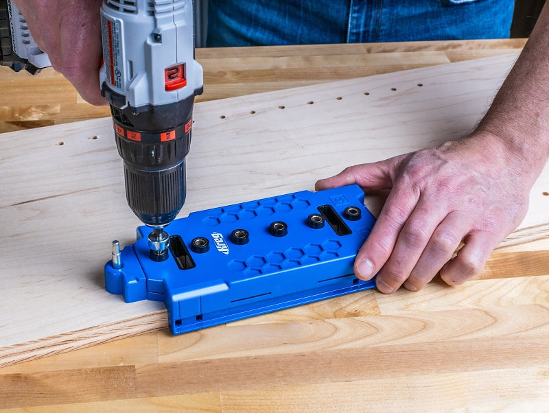 Kreg KMA3232 Shelf Pin Jig, 6-Guide Hole, For: 1/4 in Kreg Shelf Pin Jig Drill Bit, 5 mm Kreg Shelf Pin Jig Drill Bit