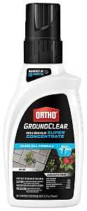 Ortho 4651005 Concentrated Grass and Weed Killer, Liquid, Dark Brown, 32 oz Bottle
