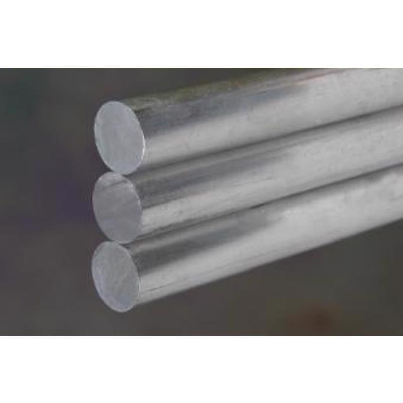 K&S 12 in. L X 0.13 in. D Aluminum Rod 1 pk