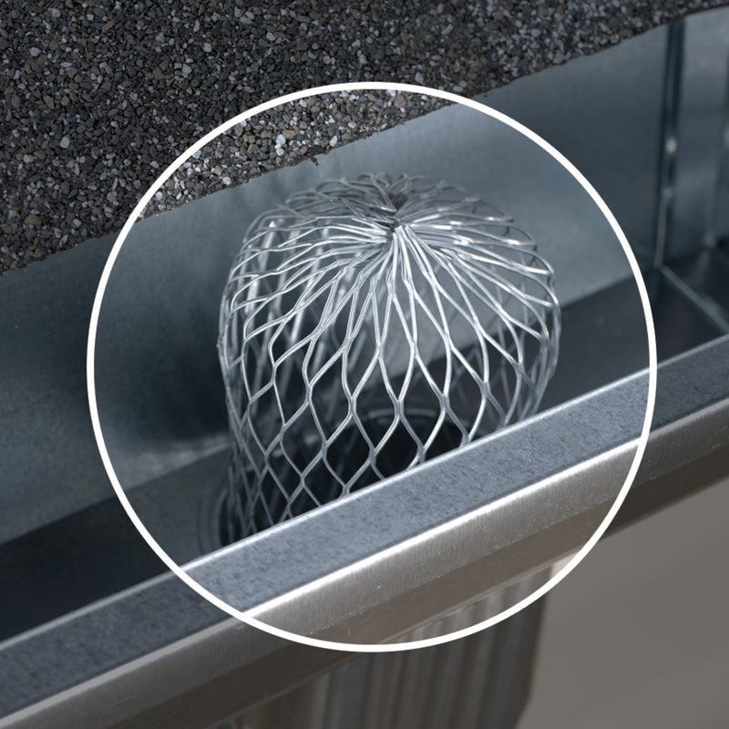 Amerimax 3 in. W X 5 in. L Gray Galvanized Steel Gutter Strainer 1 pk, Pack of 20