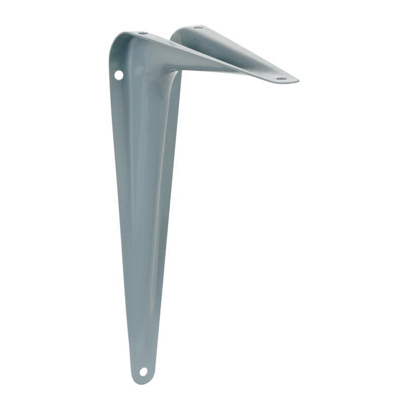 Hampton Gray Steel Shelf Support 18 Ga. 6 in. L 100 lb, Pack of 10