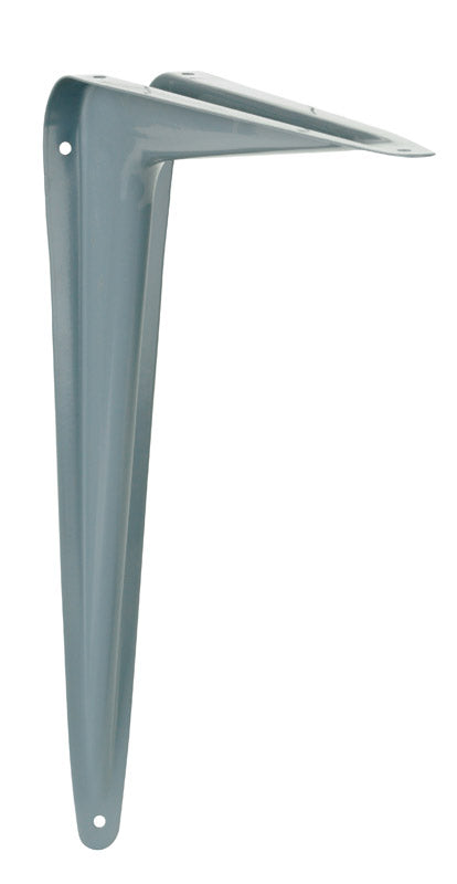 Hampton Gray Steel Shelf Support 18 Ga. 10 in. L 100 lb, Pack of 10