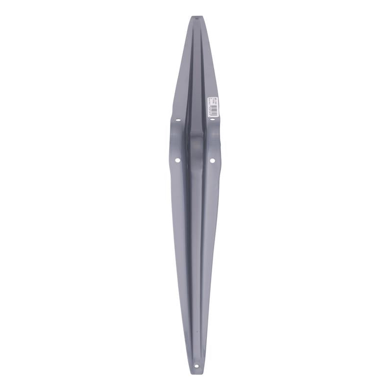 Hampton Gray Steel Shelf Support 18 Ga. 12 in. L 100 lb, Pack of 10