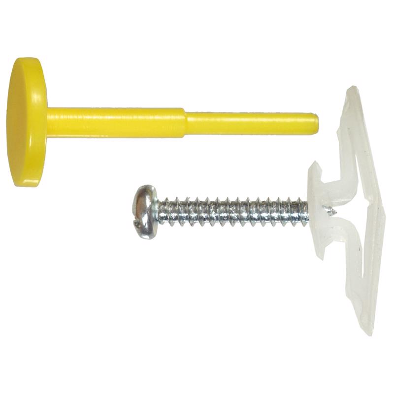 HILLMAN 5/8 in. D X 5/8 in. Large in. L Zinc Pan Head Pop-Toggle Anchors 2 pk, Pack of 6