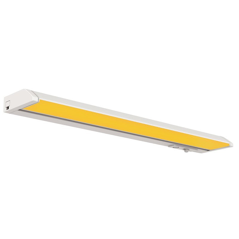 ETI NXAUC Series B04023301A Under Cabinet Light with NightLightR, 120 V, 11 W, LED Lamp, 750 Lumens, White Fixture
