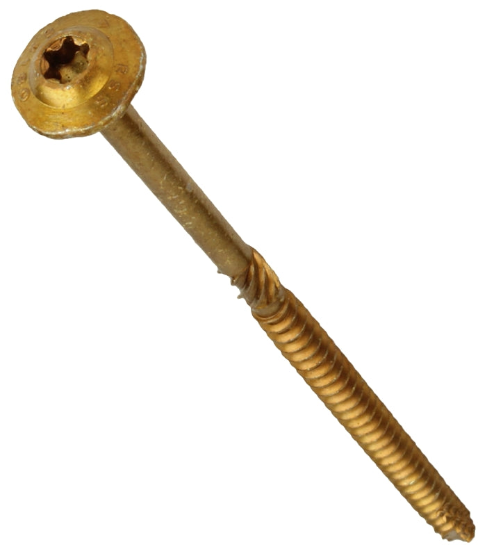 GRK Fasteners RSS 96010 Structural Screw, 5/16 in Thread, 5-1/8 in L, Washer Head, Star Drive, Steel, Pack of 50