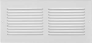 Imperial RG0385 Grille, 13-1/4 in L, 7-1/4 in W, Steel, White