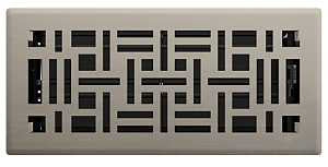 Imperial RG3253 Floor Register, 10 in W Duct Opening, 4 in H Duct Opening, Polystyrene