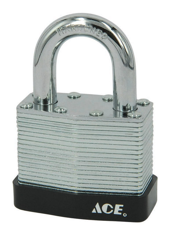 Ace 1-1/2 in. H X 2 in. W X 1-1/16 in. L Steel Double Locking Padlock