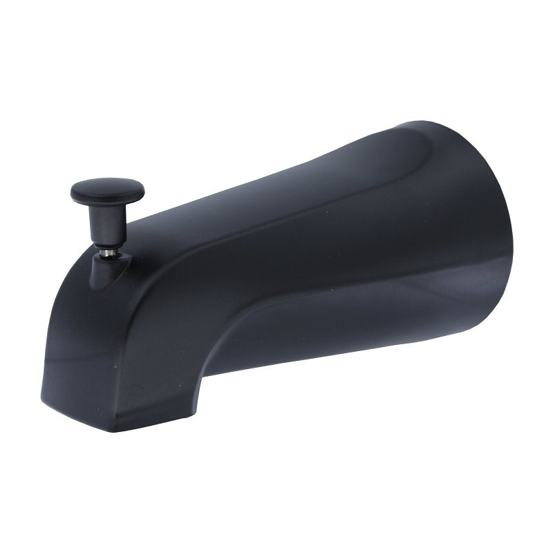 Danco 11079 Diverter Tub Spout, 5-1/4 in L, Metal, Matte