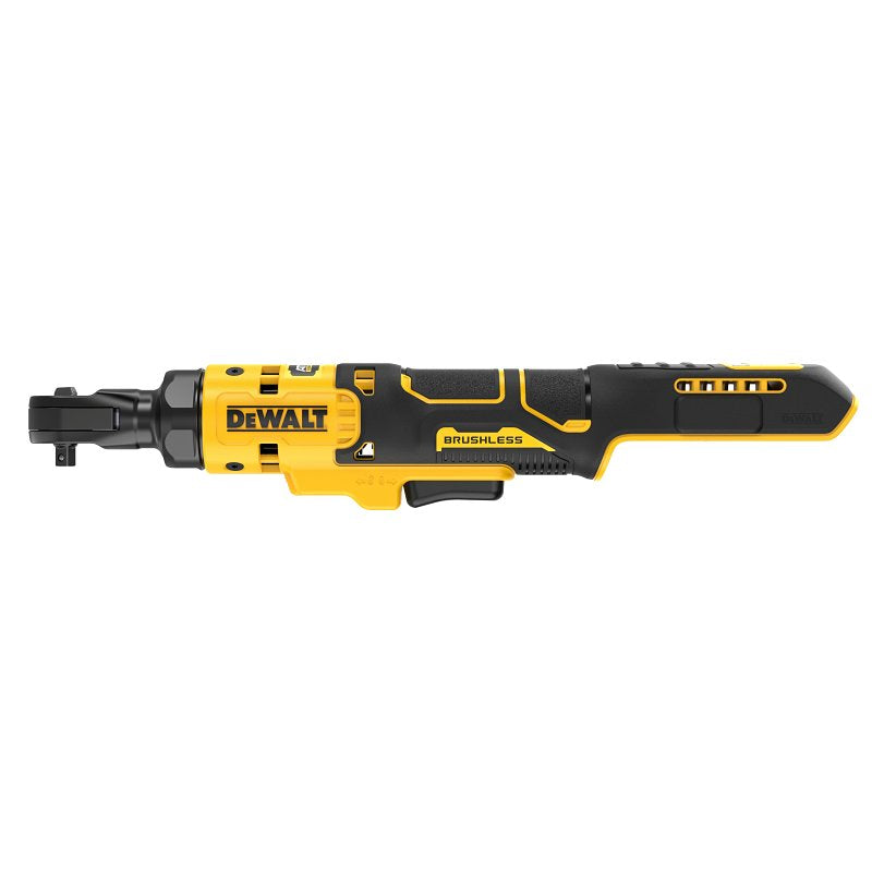 DEWALT ATOMIC Series DCF514B Cordless Ratchet, Tool Only, 1/4 in Drive, Square Drive, 20 V, 45 ft-lb
