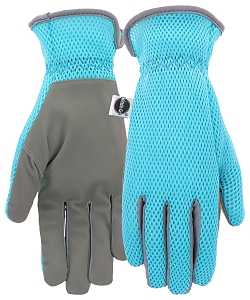 Miracle-Gro MG86121/WML Work Gloves, Women's, M/L, Synthetic Leather