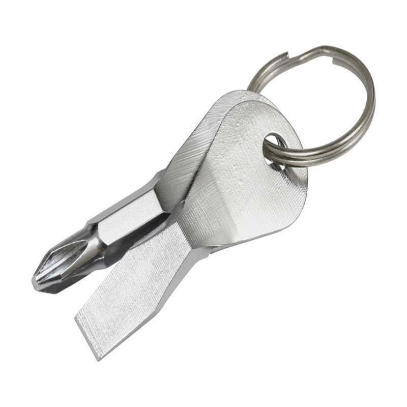 HILLMAN Metal Silver Screwdriver Set Key Ring, Pack of 25