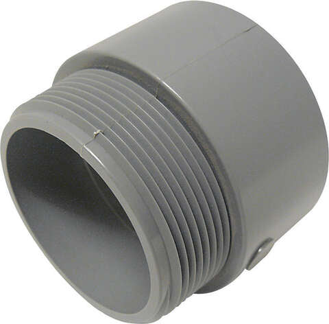 Cantex 2-1/2 in. D PVC Male Adapter For PVC 1 pk, Pack of 5