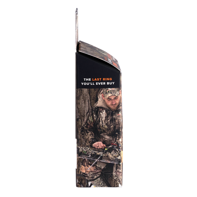 Groove Life Mossy Oak Unisex Original Camo Round Brown Ring Silicone Water Resistant Size 10