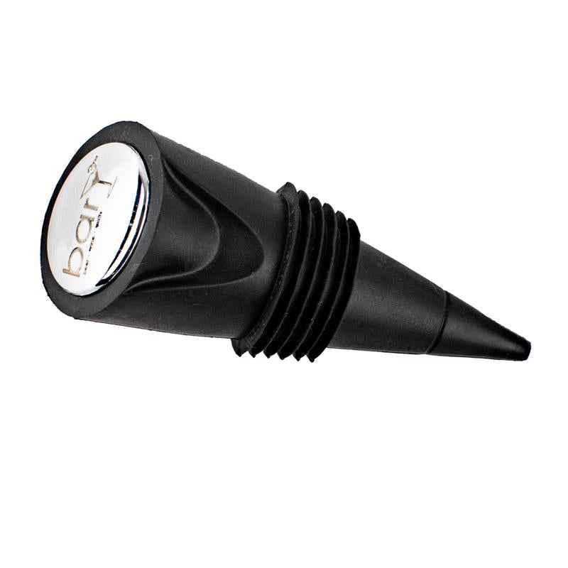 BarY3 Black Stainless Steel/Silicone Wine Stopper