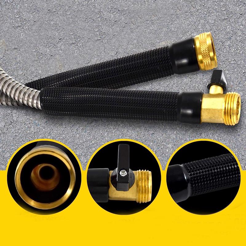 Bionic Steel Pro 5/8 in. D X 100 ft. L Heavy Duty Commercial Grade Garden Hose