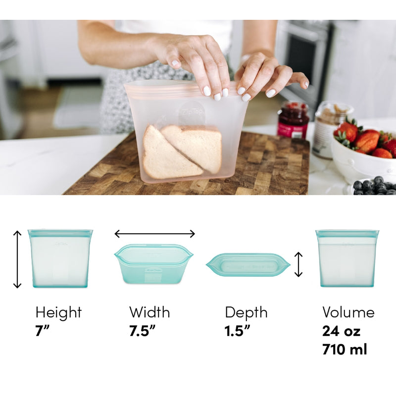 Zip Top Frost Sandwich Bag 1 pk