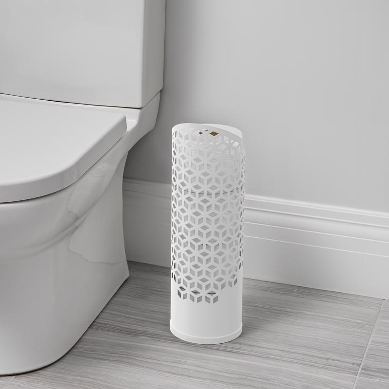Better Living Rollo Matte White Toilet Paper Roll Reserve