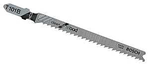 Bosch T101B Jig Saw Blade, 4 in L, 10 TPI, HCS Cutting Edge