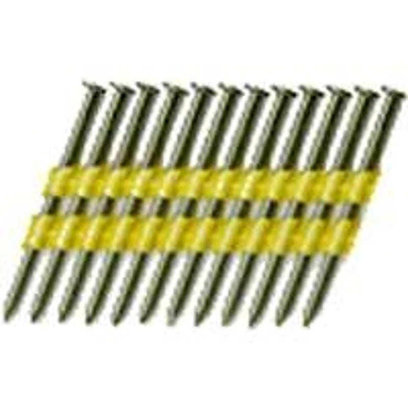 ProFIT 0616150 Framing Nail, Plastic Strip Collation, 2-3/8 in L, 11-1/2, Steel, Bright, Round Head, 5000/PK