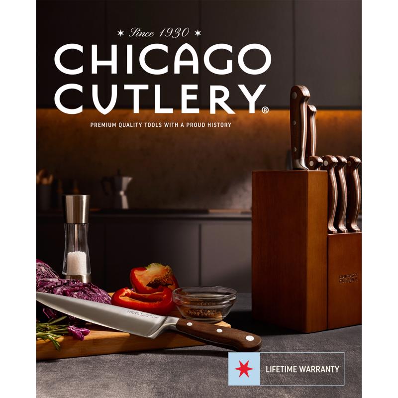 Chicago Cutlery Stainless Steel Block Knife Set 12 pc