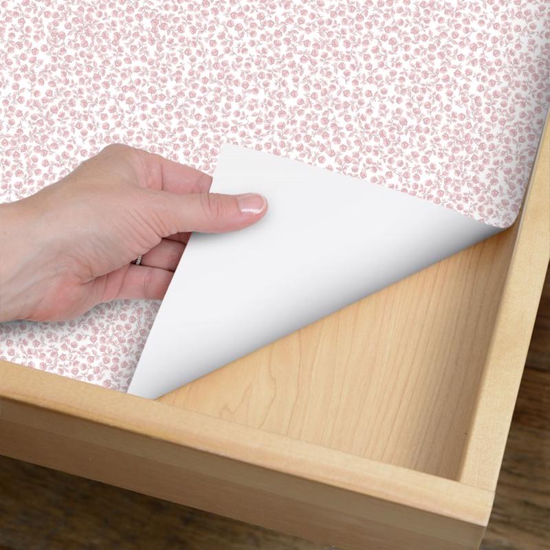 Con-Tact 9 ft. L X 18 in. W Pink Shelf Liner