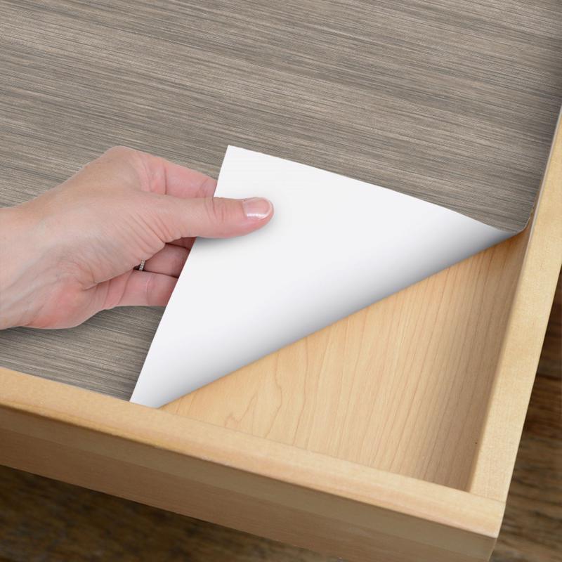 Con-Tact 9 ft. L X 18 in. W Gray Shelf Liner