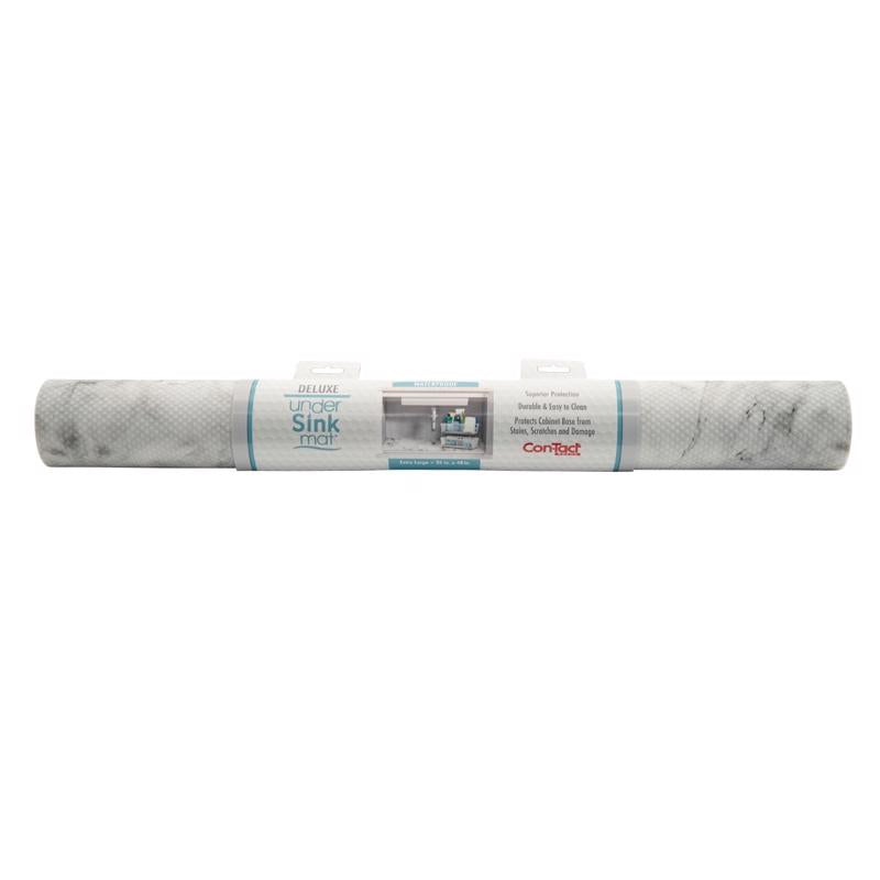 Con-Tact 48 in. L X 24 in. W Gray/White Non-Adhesive Liner