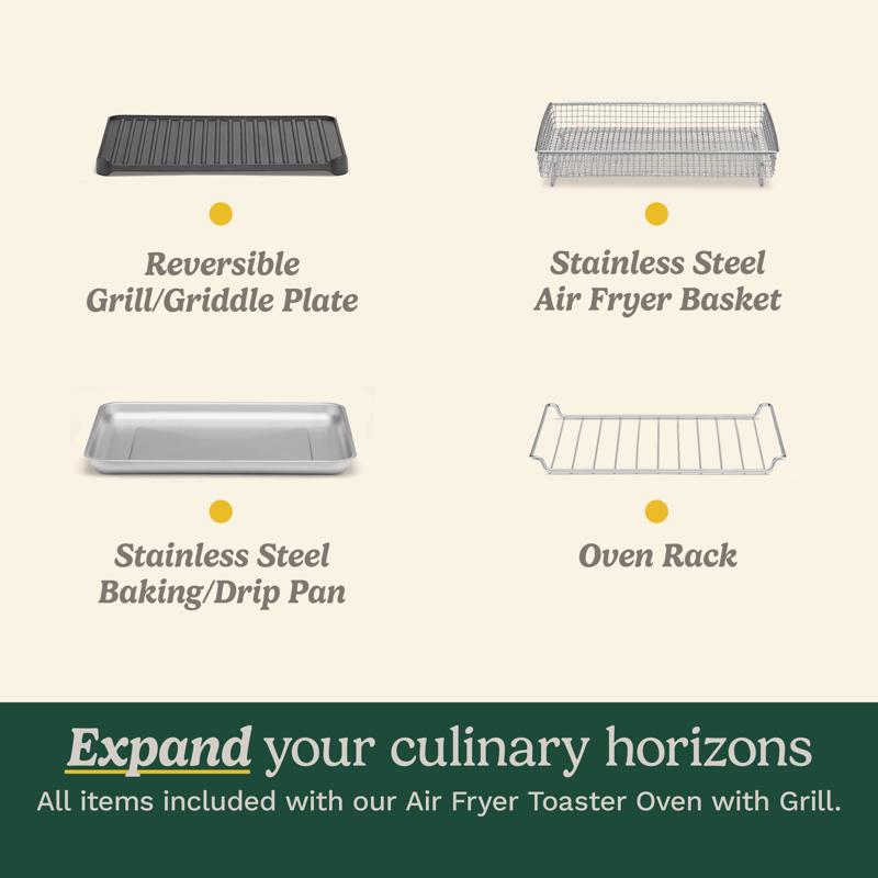 Cuisinart Stainless Steel Silver Multi-Function Oven 14 in. H X 16 in. W X 12 in. D