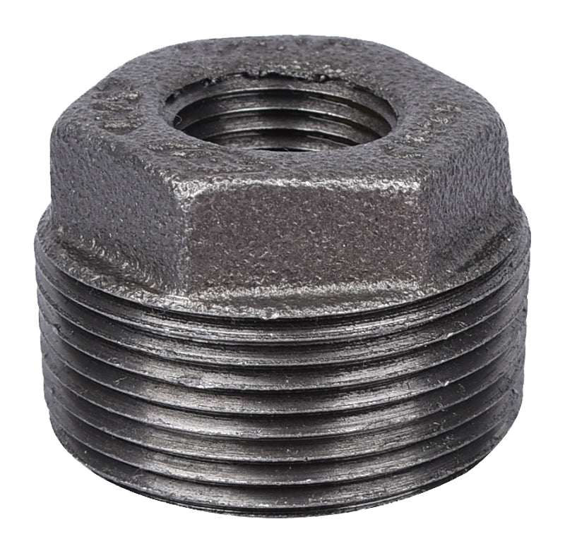 ProSource B241 32X15 Pipe Bushing, 1-1/4 x 1/2 in, MIP x FIP, Iron, 40 Schedule, 300 psi Pressure