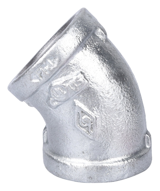 ELBOW 45DEG GALV 1IN