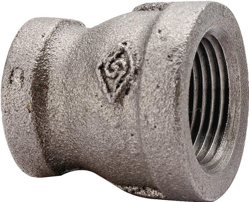 ProSource 24-1/2X3/8B Reducing Pipe Coupling, 1/2 x 3/8 in, FIP, Steel, 40 Schedule, 300 psi Pressure