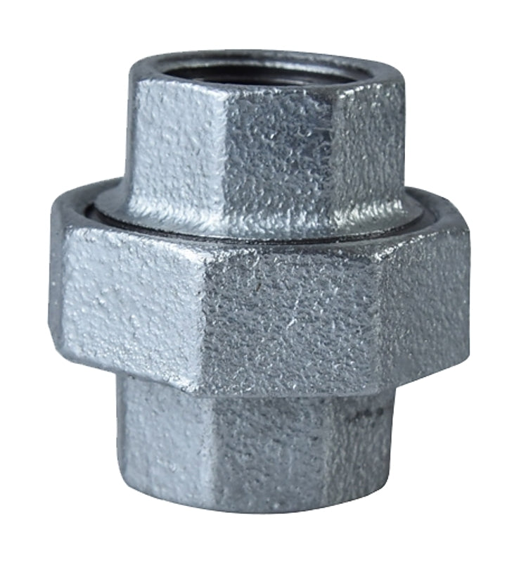 ProSource 34B-3/4G Pipe Union, 3/4 in, Threaded, Iron, 40 Schedule, 300 psi Pressure