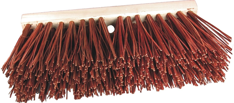 Birdwell 3016-6 Street Broom Head, 6-1/4 in L Trim, Palmyra Stalk Fiber Bristle