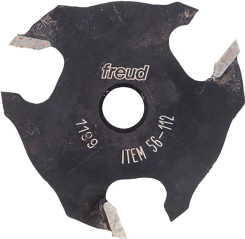 Freud 56-112 3-Wing Slotting Cutter, Carbide, For: Handheld and Table-Mounted Portable Routers