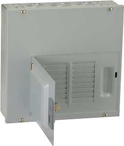 ABB PowerMark Gold TLM Series TLM812SCUDP Load Center, 125 A, 8-Space, 16-Circuit, Q-Line, NEMA 1 Enclosure, Flush