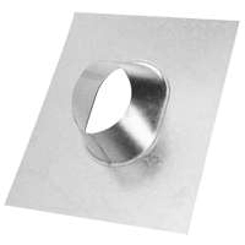 Selkirk 104825 Roof Flashing, 16 in OAL, 13-1/4 in OAW, 4 in Pipe, Steel