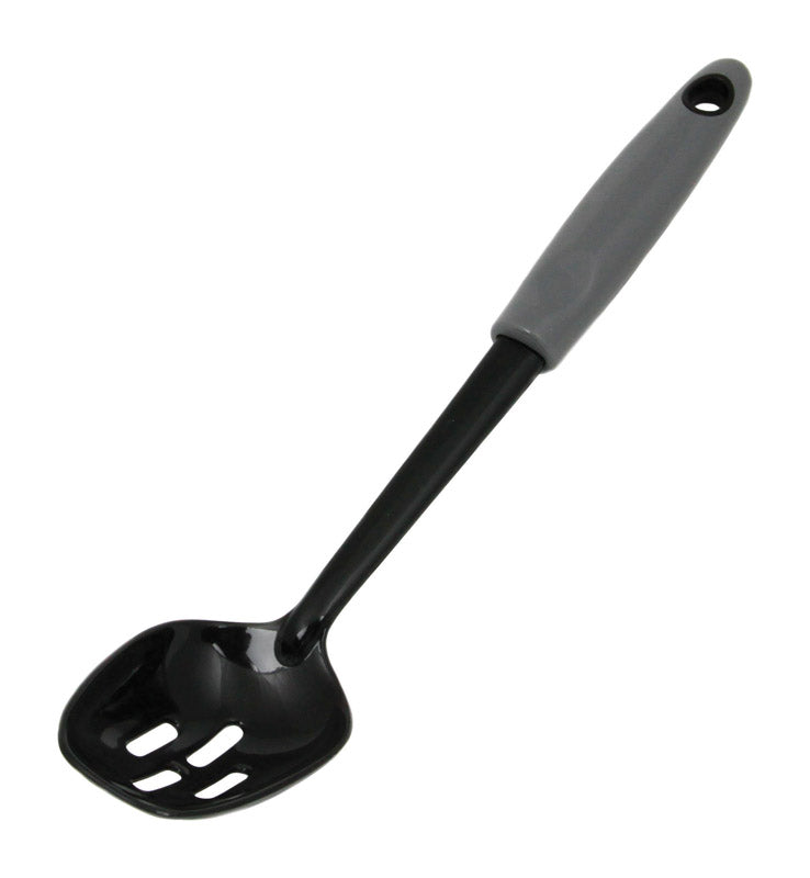 Chef Craft Black/Gray Nylon Slotted Spoon, Pack of 3