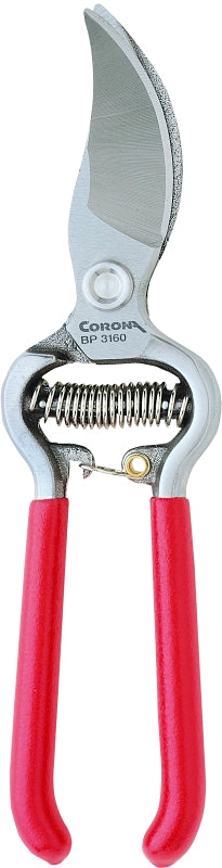 Corona BP 3160 Pruning Shear, 3/4 in Cutting Capacity, Steel Blade, Bypass Blade, Steel Handle, Cushion Grip Handle