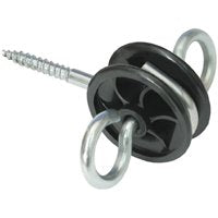 Zareba AWPA-Z Wood Post Gate Handle Anchor, Screw-In, Black, Pack of 5
