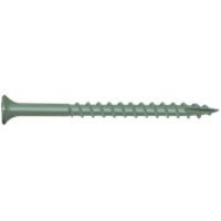 Camo 0341194 Deck Screw, #10 Thread, 3-1/2 in L, Bugle Head, Star Drive, T25 Drive, Type 17 Slash Point, Carbon Steel