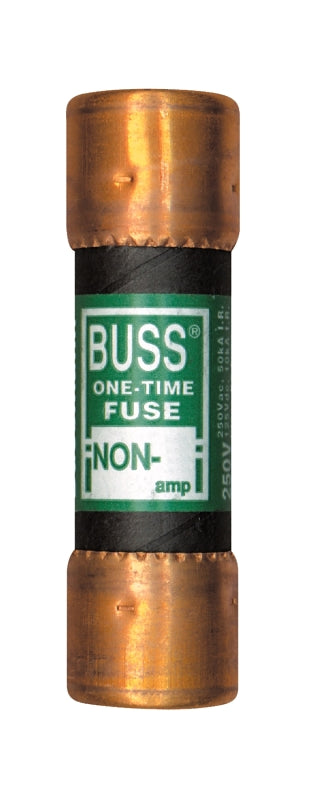 Bussmann NON Series BP/NON-60 Fuse, 60 A, 250 VAC, 125 VDC, 50 kA Interrupt, Melamine Body, K5, Cartridge Fuse