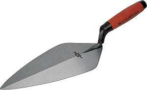 Marshalltown 33 12FG Brick Trowel, 12 in L Blade, 5-1/8 in W Blade, HCS Blade, Durasoft Handle