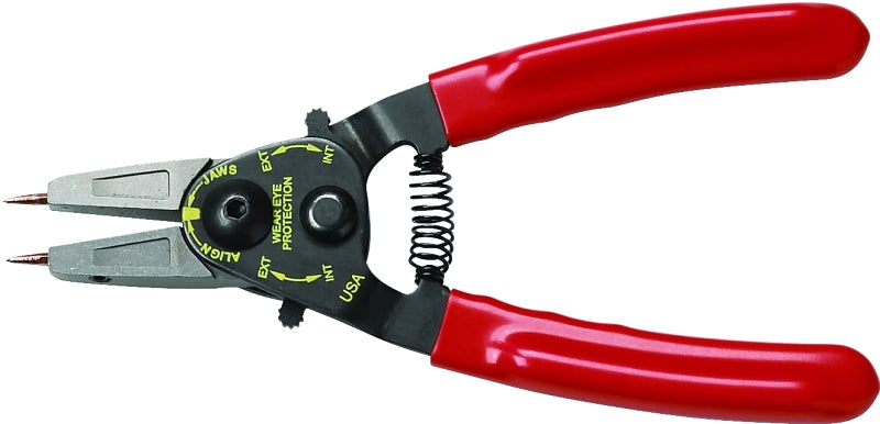 GearWrench 3151 Retaining Ring Pliers, 8 in OAL, Cushion Grip, Ergonomic Handle