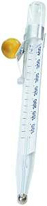 Taylor 5978 Multi-Use Candy/Deep Fry Thermometer, 100 to 400 deg F, Analog Display, White