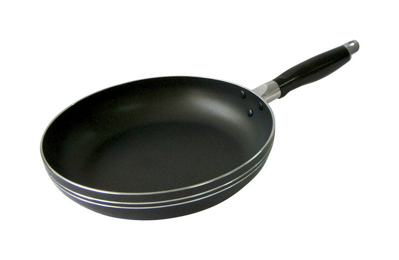Bene Casa Aluminum Fry Pan 12 in. Black